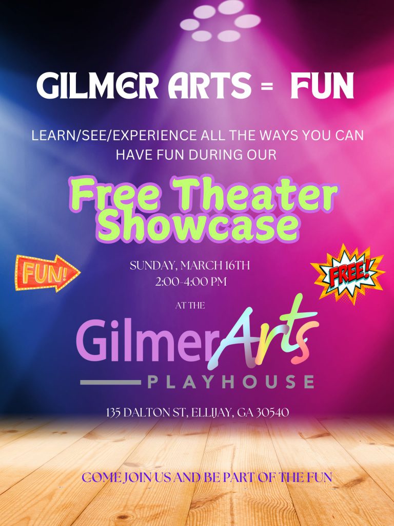 FREE Theater Showcase March 16th 2-4pm