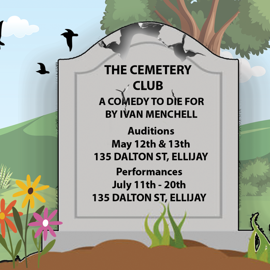 AUDITIONS for Cemetery Club, director Toni Creed – 5/12-13