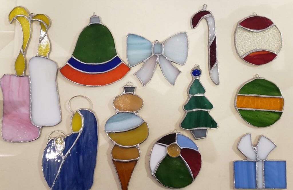 Annual Stained Glass Christmas Ornament Workshop